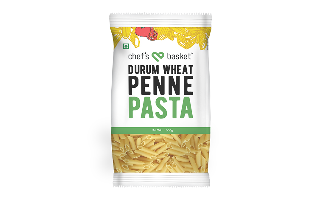 Chef's Basket Durum Wheat Penne Pasta   Pack  500 grams